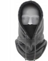 HARAHU Căciulă de iarnă din fleece cu glugă - Gri KP36874
