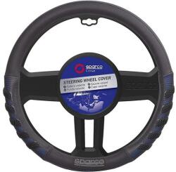 Sparco Kormányvédő, Sparco, PVC, fekete-kék, 38 cm (SPS101BL)