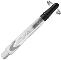 Harrows Dart szár hosszú Harrows Carbon 360 elforgós, átlátszó 49mm