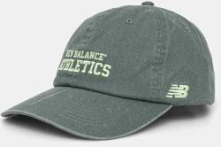 New Balance pamut baseball sapka zöld, nyomott mintás, LAH51014DKJ - zöld Univerzális méret