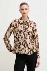 Pedro del Hierro pamut ing női, galléros, bézs, regular, 6639072 - bézs S