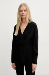 HUGO BOSS felső fekete, női, sima, 50537380 - fekete 38