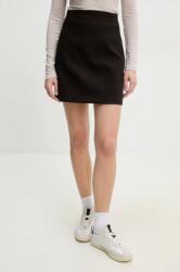 Answear. LAB szoknya barna, mini, egyenes - barna S