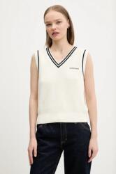 Guess Jeans pamut mellény női, bézs, W5GR02 Z3HM1 - bézs L