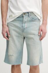 Pepe Jeans pamut farmer rövidnadrág BERMUDA SHORT TINT férfi, PM801171 - kék 32