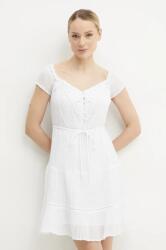 GUESS ruha GAUZE fehér, mini, harang alakú, W5GK0A WE340 - fehér XS