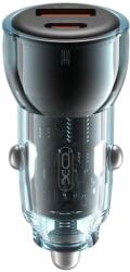 XO autós töltő PD QC 60W USB + Type-C (fekete)