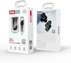 XO autós töltő QC 3.0 18W 1xUSB töltő + USB-C kábel 1m (fekete)