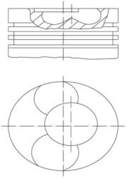 MAHLE dugattyú MAHLE 209 59 00 for RENAULT (209 59 00)
