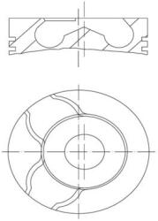 MAHLE dugattyú MAHLE 021 58 02 (021 58 02) - nimfas