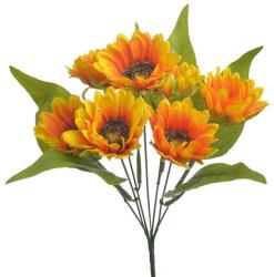  Buchet 7 fire floarea soarelui artificiala pentru aranjamente florale (8435)