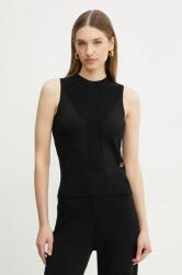 Giorgio Armani mellény könnyű, női, fekete, XW000118 AF10352 - fekete L