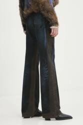 Y/Project farmer YP TROMPE L'OEIL JEANS női, magas derekú, 207PA019 - sötétkék 27