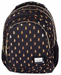 Astra HEAD cicás ergonomikus iskolatáska, hátizsák 39 cm - Golden Kitty (502021564)