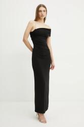 Herve Leger ruha Olivia fekete, maxi, testhezálló, RMC8467429 - fekete L