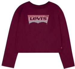 Levi's gyerek pamut hosszú ujjú felső piros - piros 158