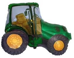  Traktor alakú zöld nagyforma fólia lufi 60cm 923048 (M923048)