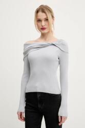 Abercrombie & Fitch pulóver könnyű, női, szürke, KI150-5175 - szürke L