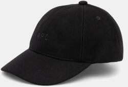 APC A. P. C. gyapjú siltes sapka casquette charlie fekete, sima, WOARV. M24069 - fekete 56