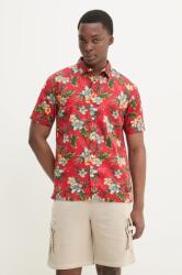 Superdry ing férfi, galléros, piros, regular, M4010947A-VOD - piros L