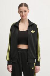 Adidas felső Firebird fekete, női, nyomott mintás, JP2296 - fekete XXS