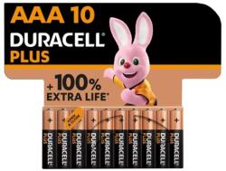 Duracell - PLUS POWER 100 ALKALINE AAA LR03 AKKU (10 DB) - Megbízható energiaforrás mindennapi használatra