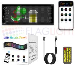  LED Matrix Panel ► Гъвкав Водоустойчив Програмируем Екран IP65 16 х 32 pxl 70 x 173 mm (0813)