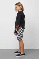 Vans gyerek rövidnadrág RANGE ELASTIC WAIST SHO BLACK fekete, állítható derekú - fekete 151-165
