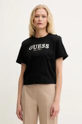 Guess pamut póló női, fekete, W5GI15 K8FQ4 - fekete M