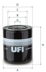 UFI Filtru ulei UFI 23.591. 00 (23.591.00)