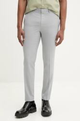 HUGO BOSS nadrág férfi, szürke, egyenes, 50538303 - szürke 50