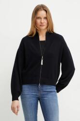 MM Max Mara Leisure kardigán sötétkék, női, könnyű, 2516311017600 - sötétkék S