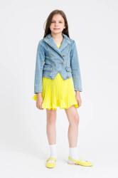 TWINSET gyerek szoknya sárga, mini, harang alakú, 251GJ2QQ5 - sárga 140