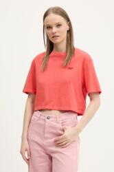 Tommy Jeans pamut póló női, narancssárga, DW0DW20324 - narancssárga S