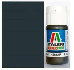 Italeri Flat Gun Metal (4681AP) - Vopsea mată pentru machete, metal pentru arme, 20ml (4681AP)