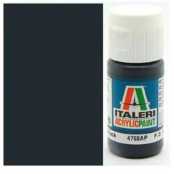 Italeri Flat Black (4768AP) - Vopsea mată neagră pentru machete 20ml (4768AP)