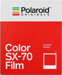 Polaroid színes SX-70 Film, fotópapír fehér kerettel, kamerához, 8db instant fotó (006004)