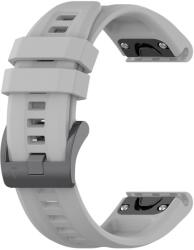 Szilikon szíj GARMIN FENIX 3 / 3HR / 5X / 6X / 6X Pro / 7X / 7X Pro szürke