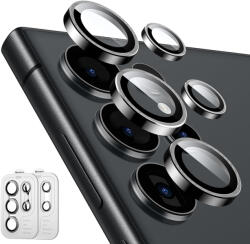 ESR - Lencsevédő edzett üveg (2 darab) - Samsung Galaxy S24 Ultra - Fekete üvegfólia