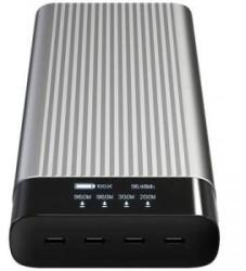 HYPER by Sanho Juice (HJ245B) Powerbank 27000 mAh USB-C® Fekete/ezüst