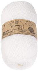 VLNIKA BELLATEX Melange Wool 100 g - 010 fehér (11925)