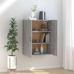 vidaXL szürke sonoma színű szerelt fa függőszekrény 69, 5 x 34 x 90 cm (VD817385)