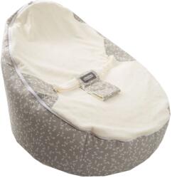 BabyJem Cuib pentru bebeluși BabyJem - Flower, Grey (348)