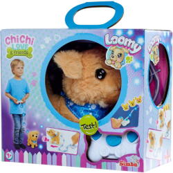 Simba-Dickie Simba ChiChi LOVE Loomy - Golden Retriever, soft toy (beige/pink, 20 cm) (105890064) - pcone Papusa