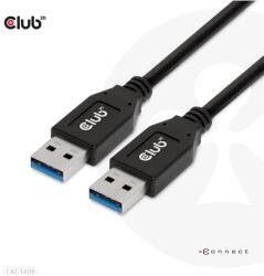 Club 3D kábel - CAC-1409 (USB-A Gen2, M/M, 10Gbps, 3A, 15W, 5V/3A, 0.5m) (CAC-1409)