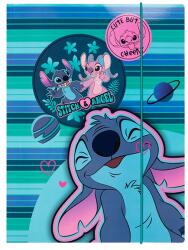 COOLPACK Gumis mappa COOLPACK Lilo és Stitch A/4 kék csíkos mintás R74784PTR (R74784PTR)