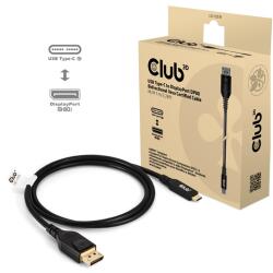 Club 3D KAB Club3D USB Type-C Cable to DP 2.1 Bi-Directional VESA DP80 Certified Cable M/M - 1m CAC-1559 (CAC-1559)