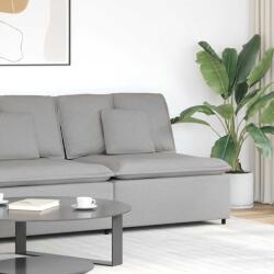vidaXL felhőszürke moduláris kanapé sarokmodul párnákkal 100 cm (4104456) - vidaxl