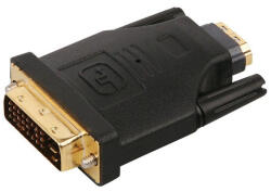 SBOX AD. DVI-HDMI/R DVI A - HDMI M/F adapter (SBOX AD.DVI-HDMI/R) - haztartasibolt