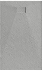 Welland kőhatású zuhanytálca szifonnal 90 x 150 cm - szürke (GT-15090SS) - miniwebshop